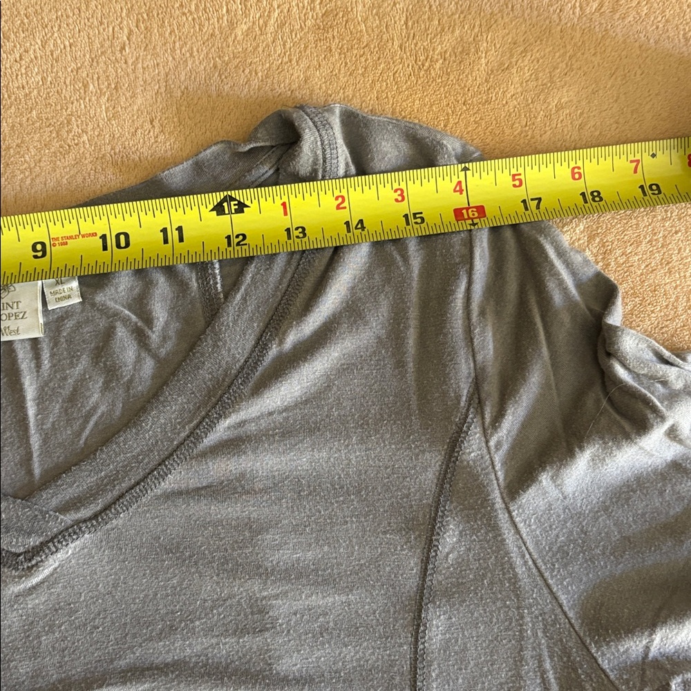 Women's Gray and Green Tops - Picture 8 of 8